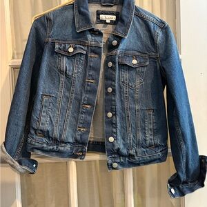 LOFT Women's Dark Blue Jean Jacket